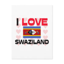 I Love Swaziland postcards