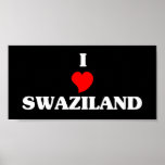 I Love Swaziland Print