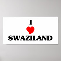 I Love Swaziland Posters