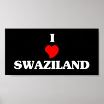 I Love Swaziland Print