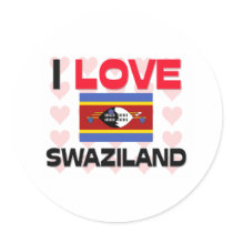 I Love Swaziland stickers