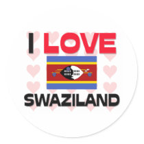I Love Swaziland stickers