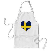 I Love Sweden Apron