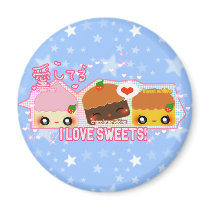 I love sweets! magnets