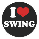 I Love Swing stickers