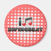 I Love Swingbeat Magnet