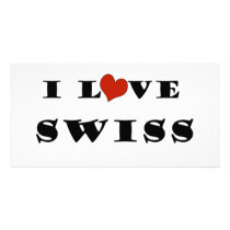 I Love Swiss photo cards