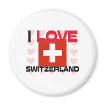 I Love Switzerland magnets by tshirtshirts I Love Switzerland magnets