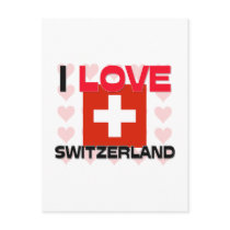 I Love Switzerland postcards