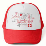 I Love Switzerland Swiss National Day hats