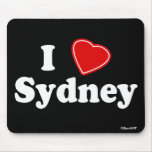 I Love Sydney Mouse Pads