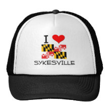 I Love Sykesville Maryland Hat