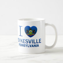 I Love Sykesville, PA Mugs