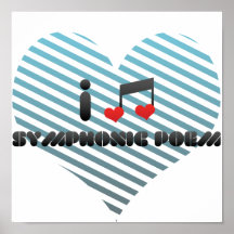 I Love Symphonic Poem Print