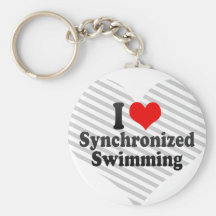 I love Synchronized Swimming Keychains