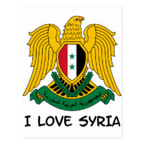 I LOVE SYRIA 1 POST CARDS