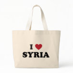 I Love Syria Tote Bags