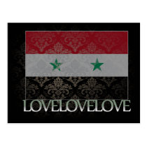 I love Syria Cool Post Card