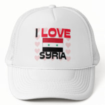 I Love Syria Mesh Hats