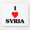 I Love Syria mousepads by repofcountries I Love Syria mousepads