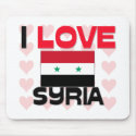 I Love Syria mousepads