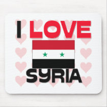 I Love Syria mousepads