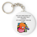 i love table tennis keychains
