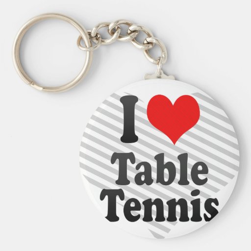 I love Table Tennis Keychains
