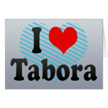 I Love Tabora, Tanzania Greeting Card