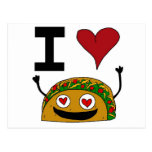 I Love Taco Postcard