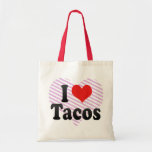 I Love Tacos Canvas Bags