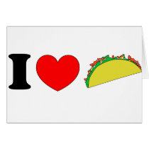 I Love Tacos cards
