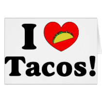 I Love Tacos cards