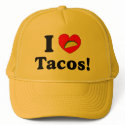 I Love Tacos hats