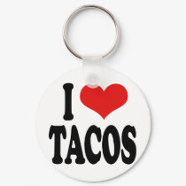 I Love Tacos keychains