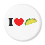 I Love Tacos Magnets