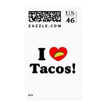I Love Tacos Postage