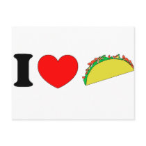 I Love Tacos postcards by ktreadwe I Love Tacos postcards