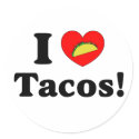I Love Tacos stickers by ktreadwe I Love Tacos stickers