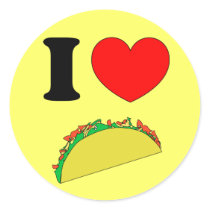I Love Tacos stickers by ktreadwe I Love Tacos stickers