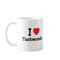 I love Taekwondo heart custom personalized mugs by funnycustomtshirts I love Taekwondo heart custom personalized mugs