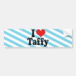 I Love Taffy Bumper Sticker