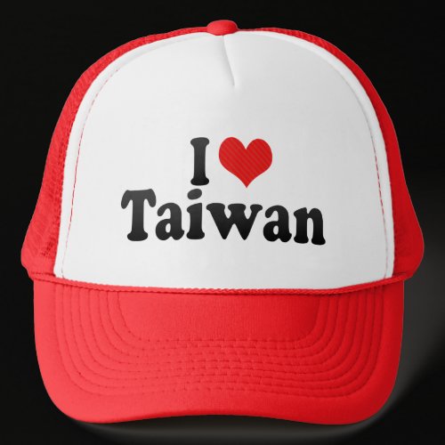 I Love Taiwan Hat