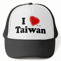 I Love Taiwan hats