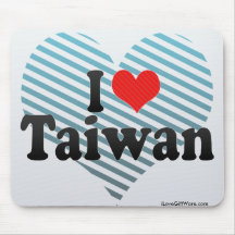 I Love Taiwan Mousepad