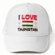 I Love Tajikistan hats