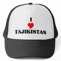 I Love Tajikistan hats