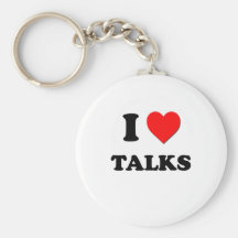 I love Talks Keychains
