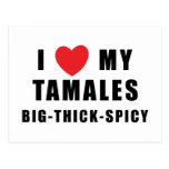 I Love Tamales Post Card