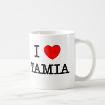 I Love Tamia Mugs